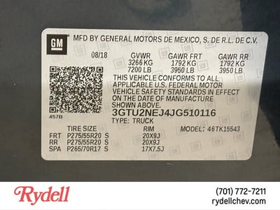 2018 GMC Sierra 1500 SLT