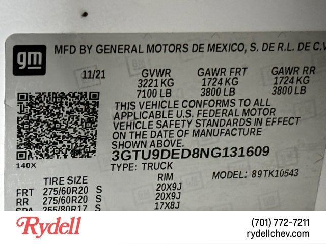 2022 GMC Sierra 1500 Limited SLT