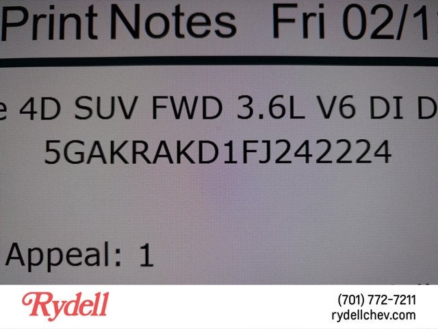 2015 Buick Enclave Convenience