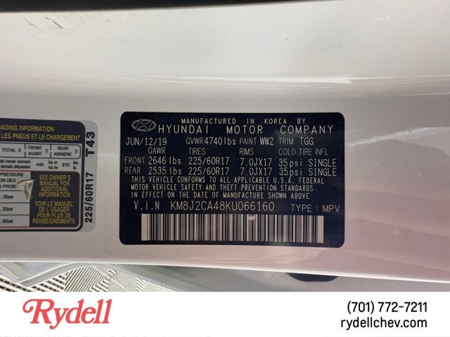 2019 Hyundai Tucson SE